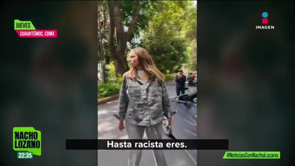 Denuncian a “Lady Racista” por agredir e insultar a un policía de tránsito en la Condesa