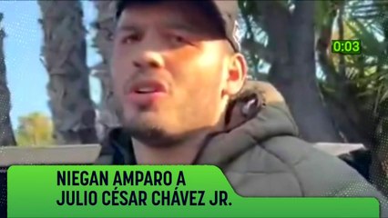 En México, niegan a Julio César Chávez Jr. un amparo contra una orden de aprehensión