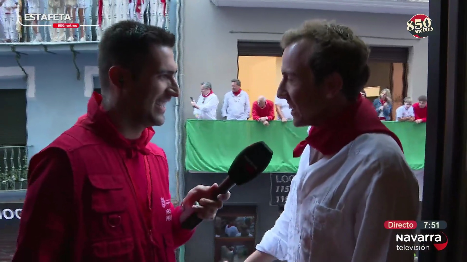 Román torea esta tarde y no se pierde ver de cerca el encierro