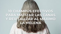 10 champús efectivos para matizar las canas y revitalizar al máximo la melenas