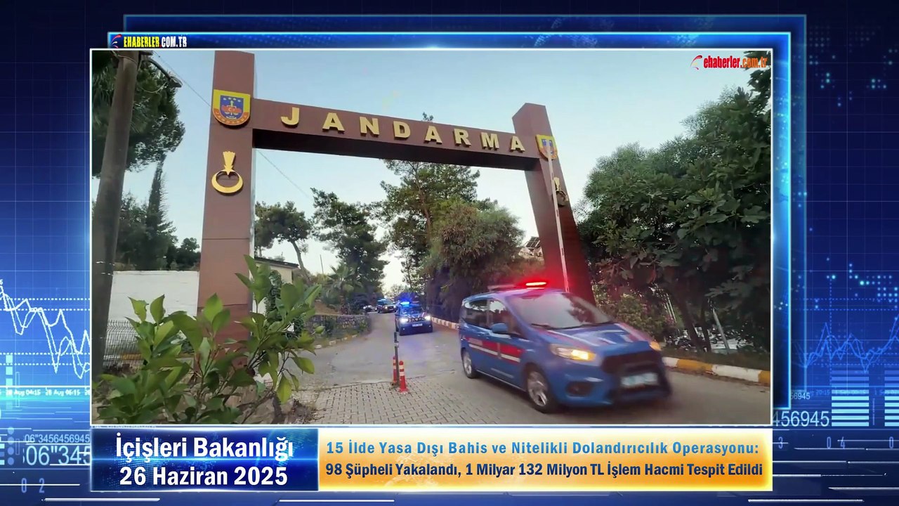 15 İlde Yasa Dışı Bahis ve Nitelikli Dolandırıcılık Operasyonu: 98 Şüpheli Yakalandı, 1 Milyar 132 Milyon TL İşlem Hacmi Tespit Edildi