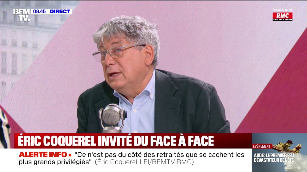 Budget Défense: “La menace la plus urgente, c’est le dérèglement climatique”, juge Éric Coquerel (LFI)