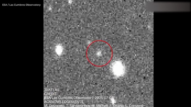 Güneş sisteminin dışından gelen cisim böyle görüntülendi