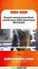 Rosmah menang saman fitnah ilmu hitam, pemilik akaun TikTok diperintah bayar RM100,000