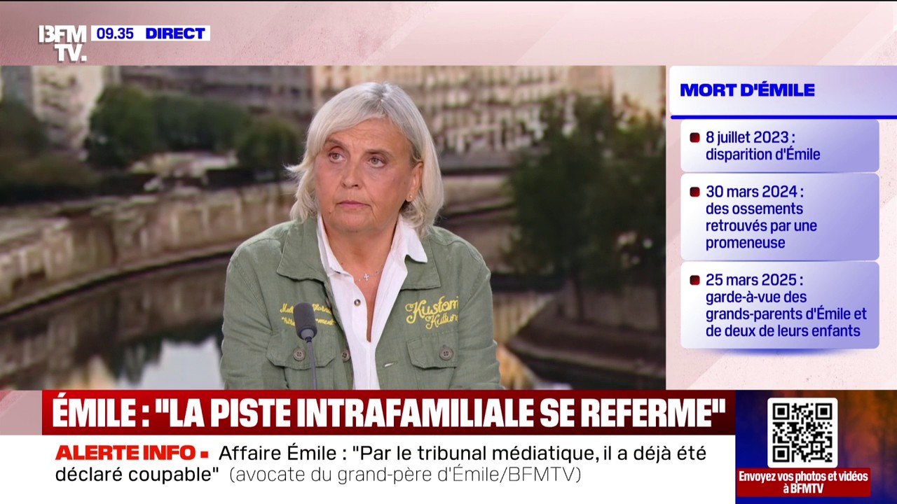 Mort d'Émile: "On est à deux ans de sa disparition, on ne pas sait de quoi il est mort, ni qui l'a tué", affirme l'avocate du grand-père du garçon