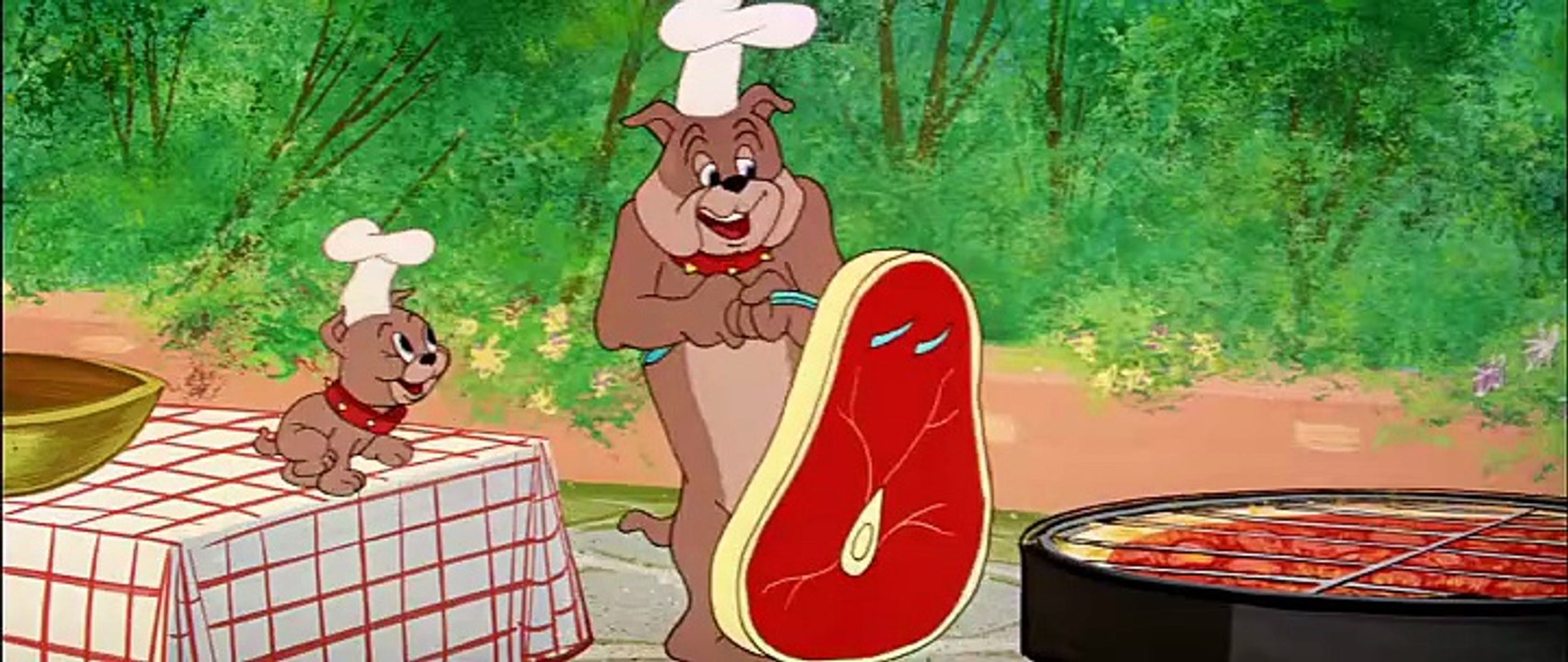 Barbecue Brawl - Tom and Jerry Cartoon