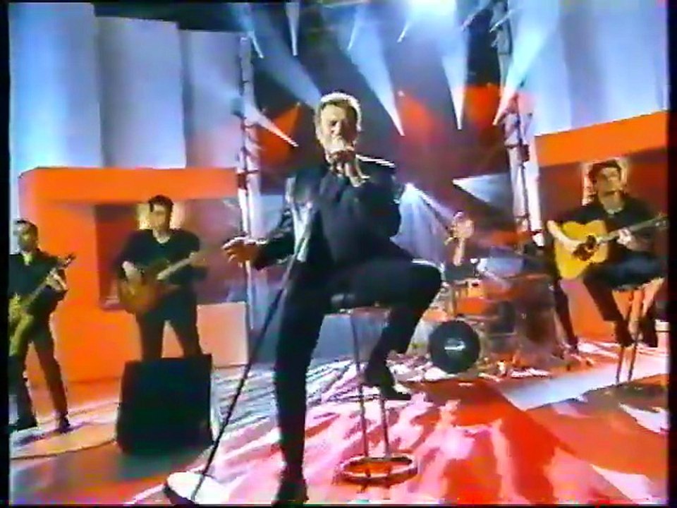 Johnny Hallyday & Laurent Gerra – Duo “Gabrielle” & Partie de Cartes sur Tapis Rouge (France 2 - 25 mars 2000)