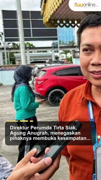 PDAM Tirta Siak Tertibkan Sambungan Air Liar, Warga Diminta Segera Lapor