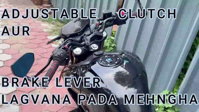 Adjustable Clutch Aur Brake Lever Lagvana Pada Mehngha