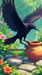 The Wise Crow 🐦 | Moral Story for Kids & Adults | English Animated Story 2025