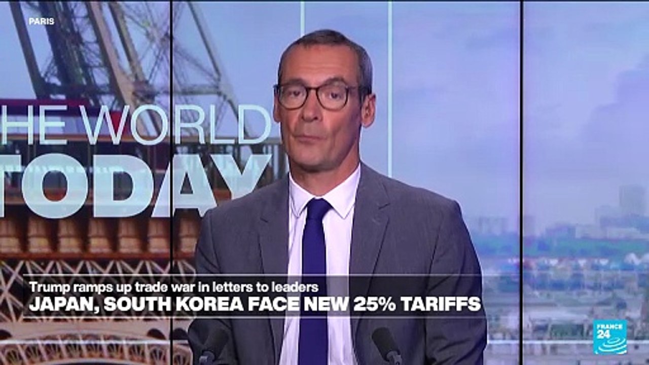 Japan, South Korea face 25% tariffs as Trump ramps up trade war