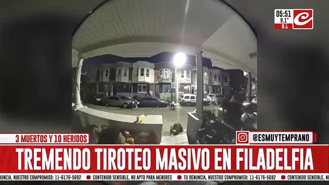 Tremendo tiroteo deja al menos tres personas muertas y varios heridos