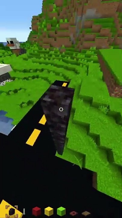 build minecraft feux rouge #minecraft #short