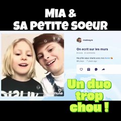 Mia Tinayre et sa soeur en 2018