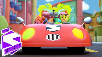 Papas rotes Auto Pädagogisches Vorschulgedicht und mehr Kinderreime auf Deutsch