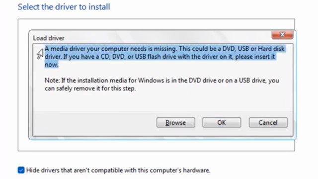 Fix A media driver your computer needs is missing Error When Installing Windows 11/10/8/7 | Full Guide ✔️