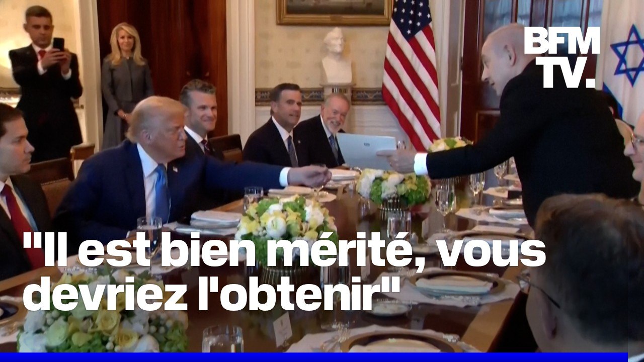 Benjamin Netanyahu annonce à Donald Trump avoir présenté la nomination du président américain pour le prix Nobel de la Paix