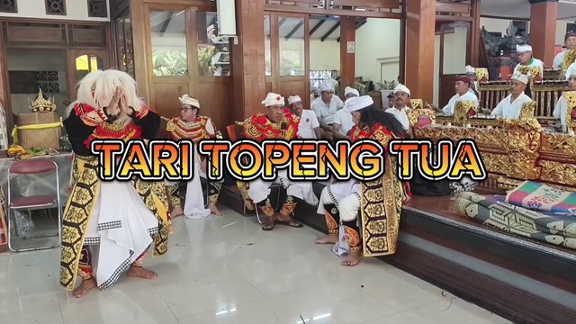 TARI TOPENG TUA - DIIRINGI NEW SEKAA GONG JAKSEL. Tari Bali