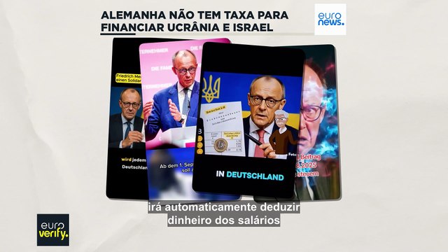 Não, a Alemanha não impôs um imposto de solidariedade para financiar a Ucrânia e Israel