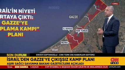 İsrail’in niyeti ortaya çıktı: Gazze’ye çıkışsız kamp planı!