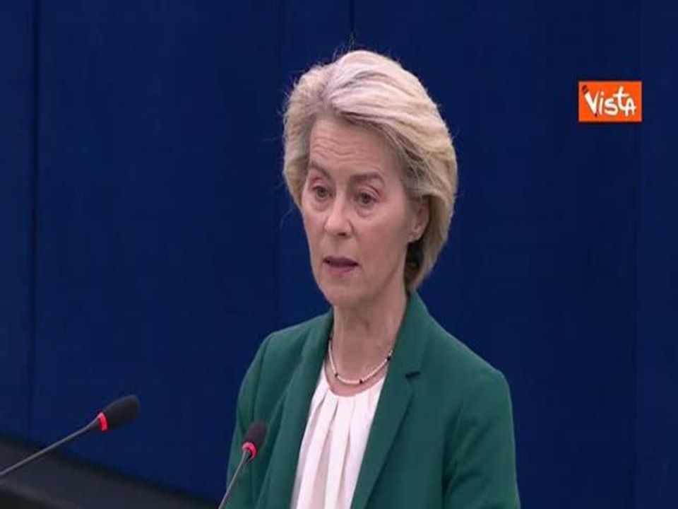 Ursula von der Leyen: "Non possiamo accettare sostegno della Cina alla Russia"