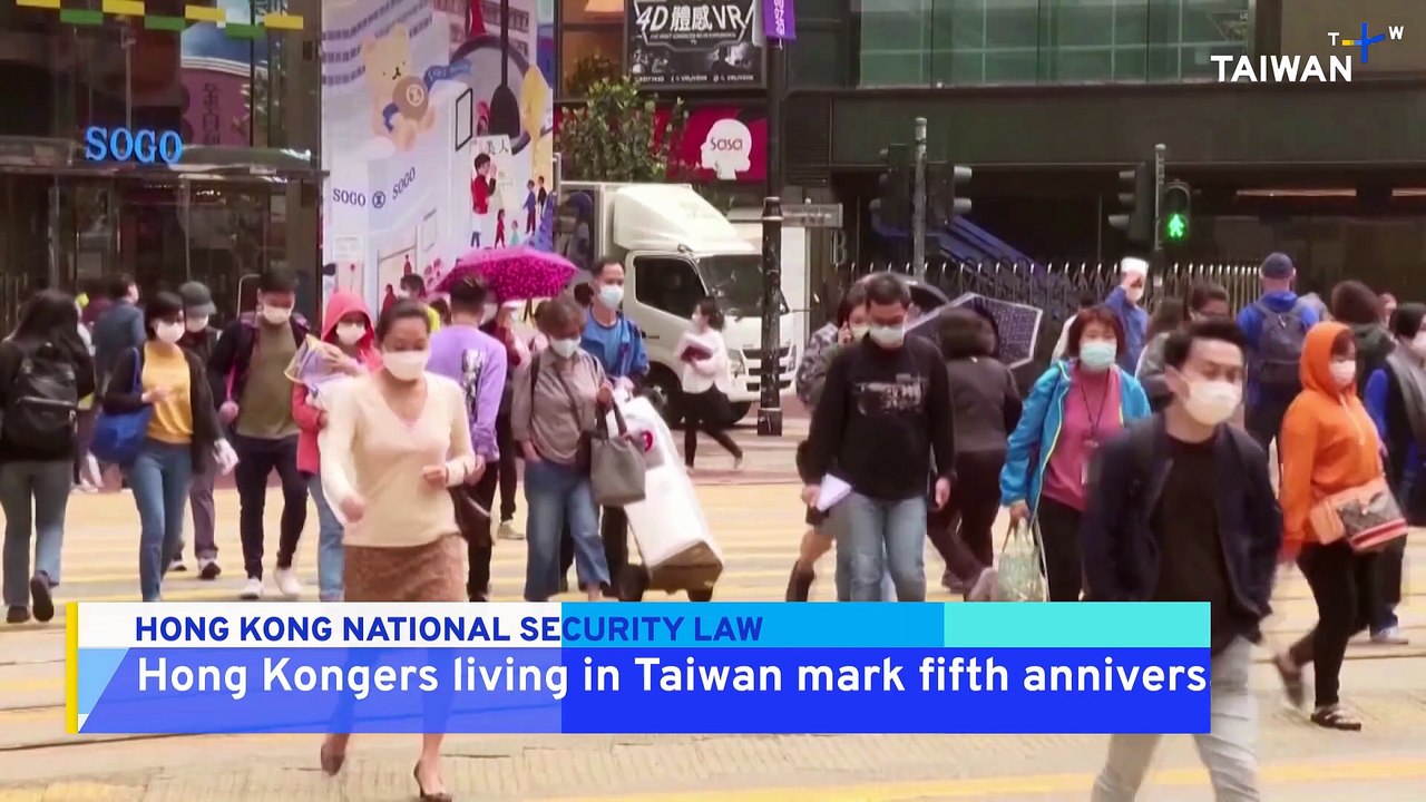 Hong Kongers living in Taiwan mark fifth anniversary of National Security Law
