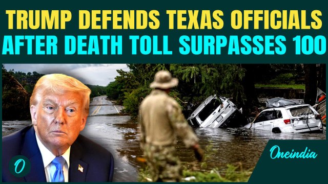 Texas Flood Latest: 100+ Lives Lost, Victims Blast Trump for Defending Governor | Harrowing Videos