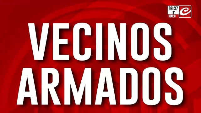 Vecinos armados ahuyentaron a motochorros a los tiros limpios