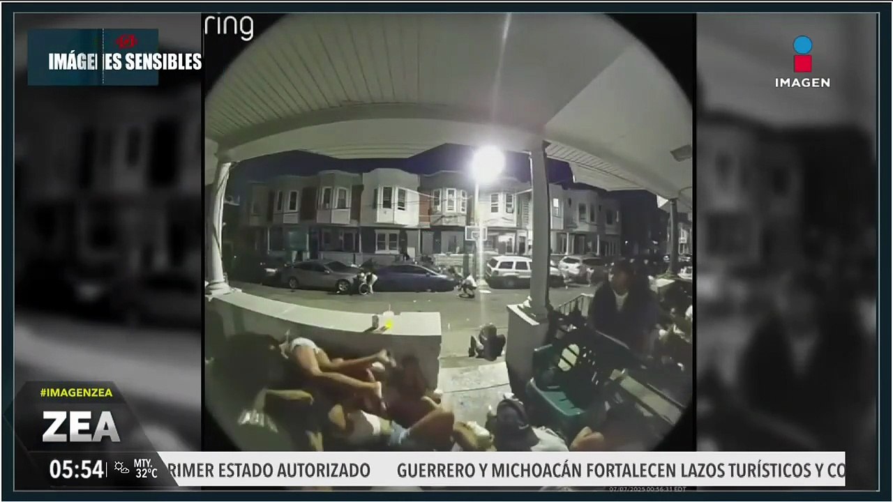 Tiroteo en Filadelfia deja tres jóvenes muertos, 10 heridos y un detenido