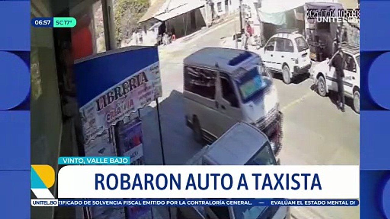 Ladrones se hacen pasar por pasajeros para llevar a taxista a una zona alejada y robarle su vehículo