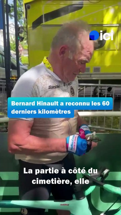 Bernard Hinault a reconnu les 60 derniers kilomètres de la 4e étape du Tour de France entre Amiens et Rouen