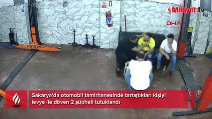 Yer: Sakarya! Tartıştıkları kişiyi levye ile döven 2 şüpheli tutuklandı
