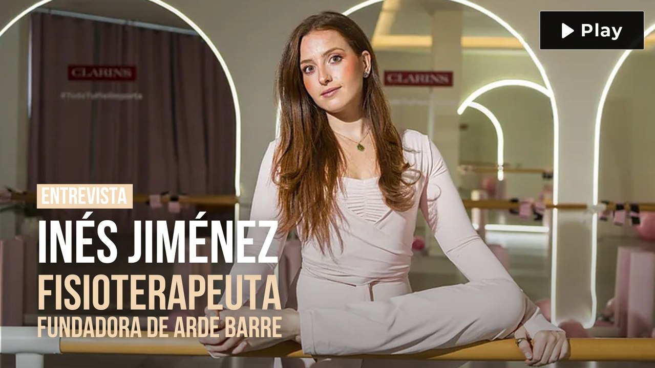 Inés Jiménez, fisioterapeuta y fundadora de Arde Barre: "El músculo te arde y te quema"