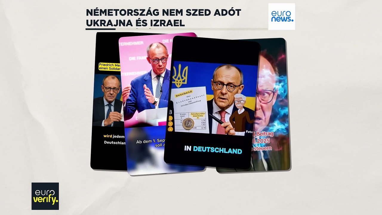 Tényellenőrzés: nem, Németország nem vet ki "szolidaritási adót" Ukrajna és Izrael finanszírozására