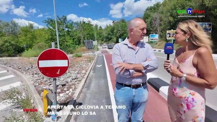 APERTA LA CICLOVIA A TERAMO MA NESSUNO LO SA