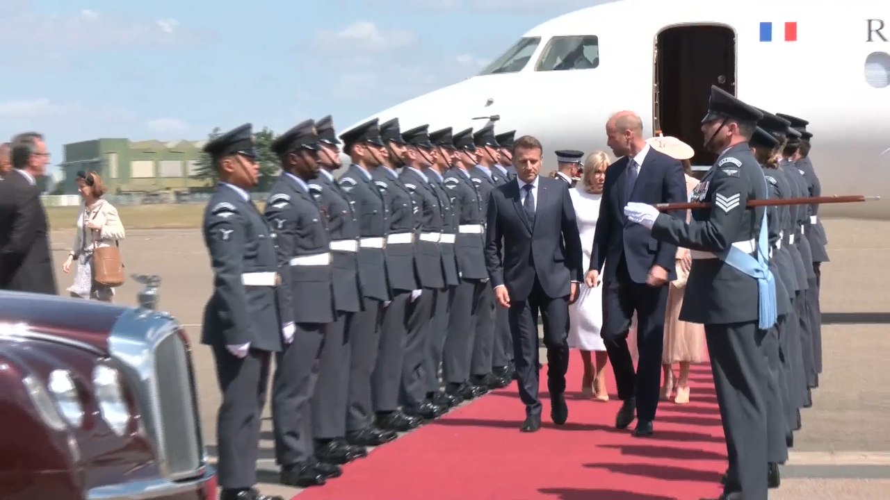 WATCH: Emmanuel Macron welcomed by Prince William and Princess Kate as he arrives for UK state visit