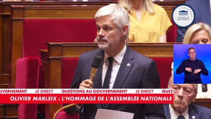 Laurent Wauquiez : Olivier Marleix «laisse derrière lui une infinie tristesse»