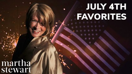 Martha Stewart's July 4th Favorites | Flag Cookies, Cupcakes, and Decorations