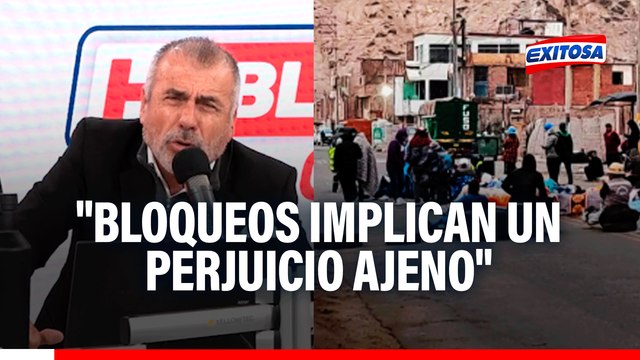 Nicolás Lúcar sobre bloqueo de vías por parte de mineros artesanales: Implican un perjuicio ajeno