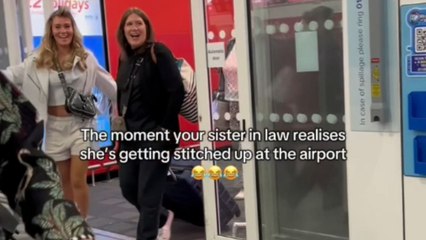 Bride-to-be gets hilarious hen costume surprise at airport for her Benidorm hen do