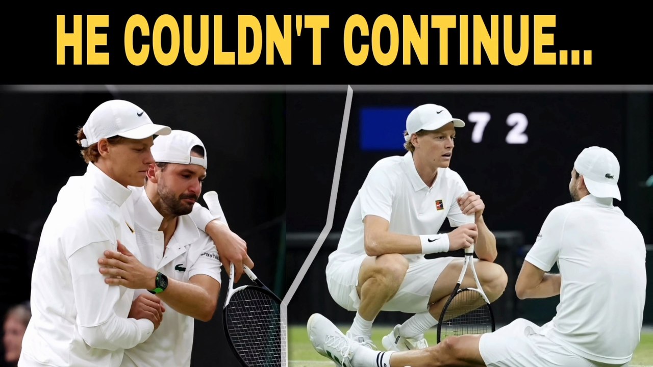 HE COULDN'T CONTINUE... | Sinner's Classy Reaction to Dimitrov's Wimbledon Exit
