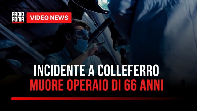 Tragedia a Colleferro, muore operaio di 66 anni