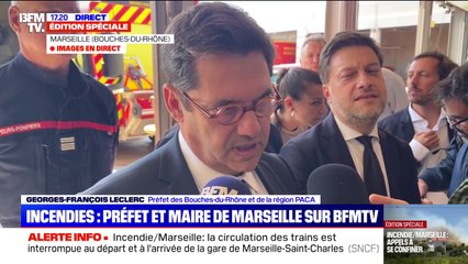 Incendies à Marseille: le préfet des Bouches-du-Rhône évoque "un feu de 700 hectares qui a engagé plus de 700 pompiers"