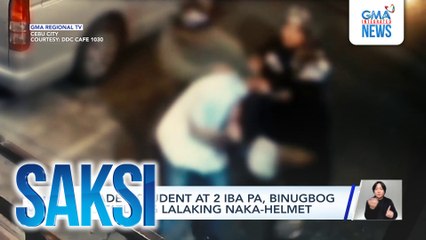 Grade 8 student at 2 iba pa, binugbog ng tatlong lalaking naka-helmet | Saksi