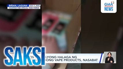 Halos P30-milyong halaga ng 'di rehistradong vape products, nasabat | Saksi
