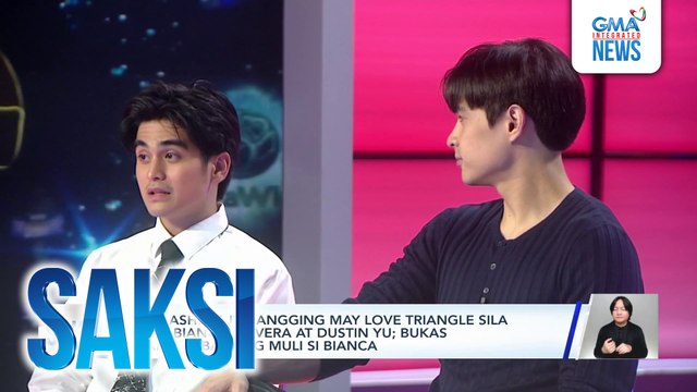 Will Ashley, itinangging may love triangle sila nina Bianca De Vera at Dustin Yu; bukas makatrabahong muli si Bianca | Saksi