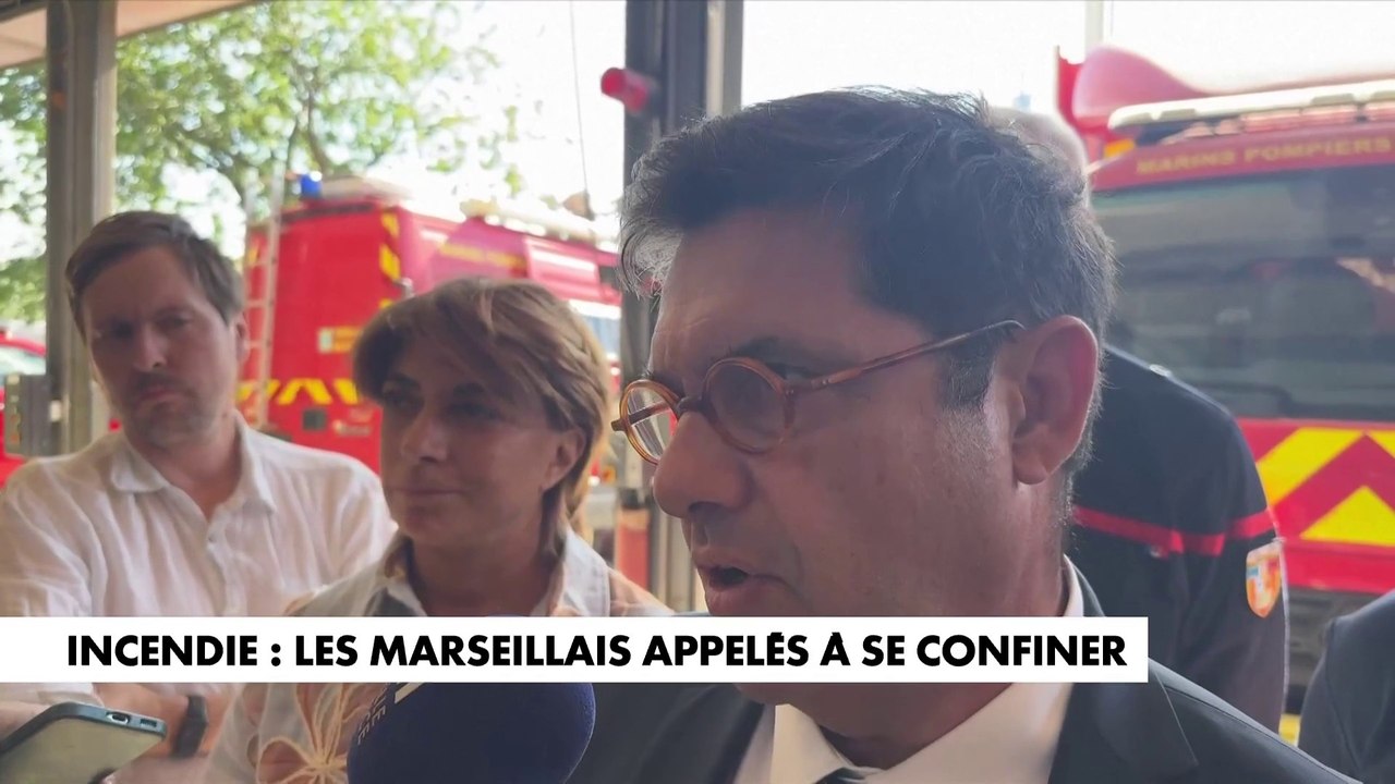 Le préfet des Bouches-du-Rhône s'exprime sur l'incendie en cours à Marseille et ses alentours
