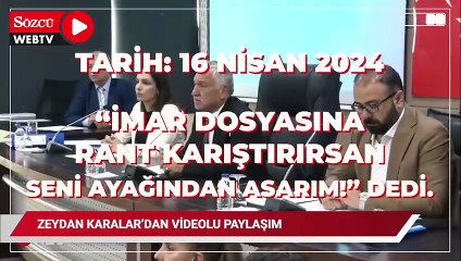 Zeydan Karalar’ın MHP döneminde ortaya çıkardığı yolsuzlukların videosu paylaşıldı