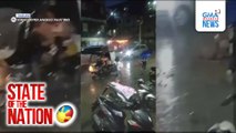 Malakas na ulan, bumuhos sa ilang bahagi ng Metro Manila ngayong gabi | SONA