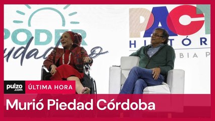 Piedad Córdoba murió en Medellín | Pulzo